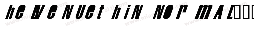 helvenuethin normal字体转换